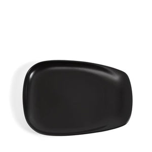 Porcelain Black Lino Pulled Plate - notNeutral - Barista och Espresso